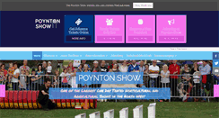 Desktop Screenshot of poyntonshow.co.uk
